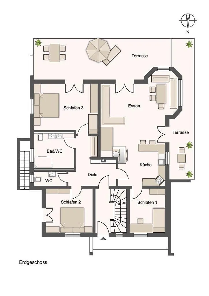 아파트 Ferienwohnung Freyraum 볼슈테르란크 독일